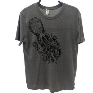 Pimatee Octopus Gray Women’s LG  Graphic T-shirt